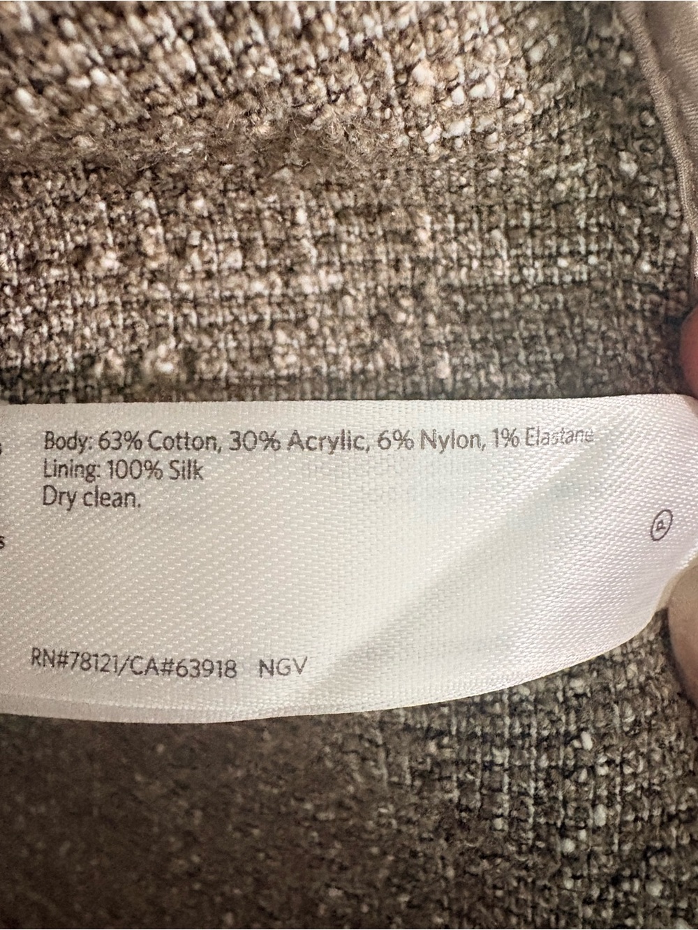Eileen Fisher Driftwood Open Front Jacket NWT - Picture 6 of 7